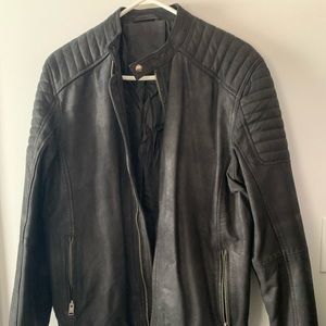 Selected leather jacket (high class jack& Jones )